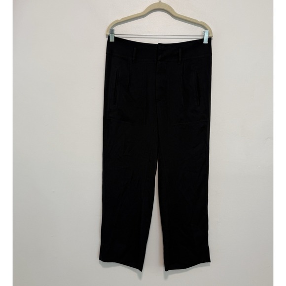 AYR Pants - AYR Black Silk Stretch Trouser Pants Size 6